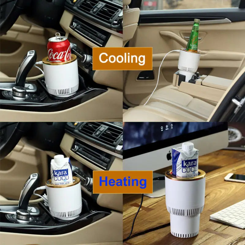 Car heater & cooler cup holder cup drink holder portable