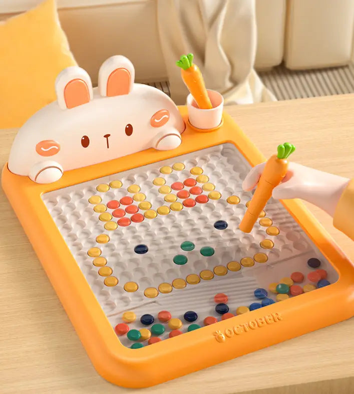 Rabbit magnetic magnetic pen drawing board baby exercise