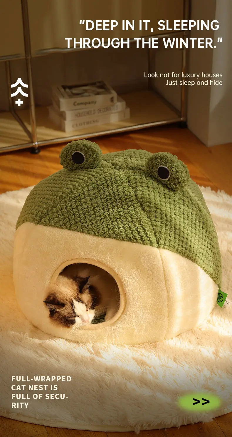 Pet nest small frog series cat nest warm for dog & cat