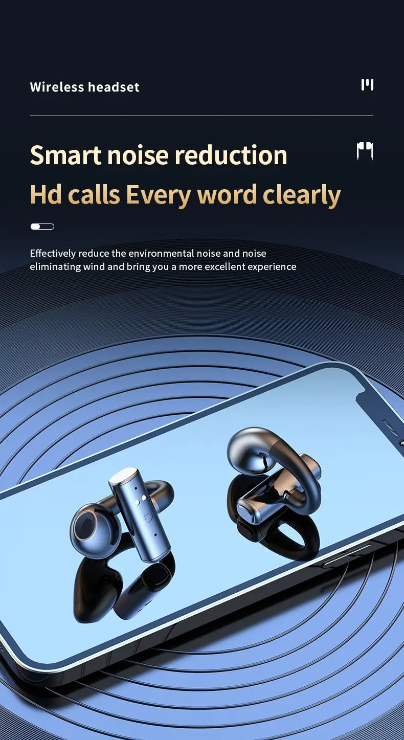 New wireless bluetooth headset binaural high end noise