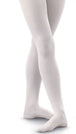 1 Pair Ladies Pink or White Footed Ballet Tights - Nexellus