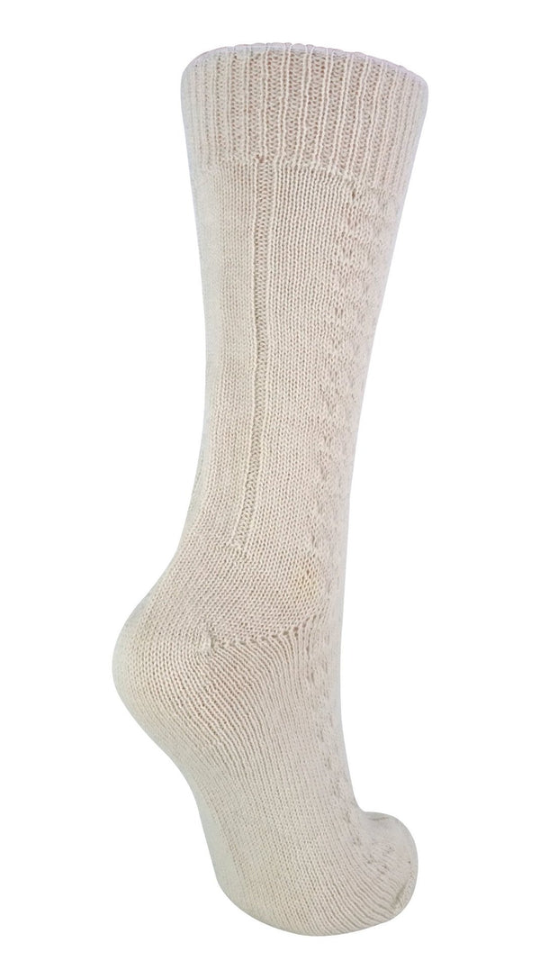 1 Pairs Ladies Lightweight Knitted 100% Wool Socks - Nexellus