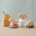 1 pc Beech Wood Montessori Toy Dinosaur with wheels multivariant - Nexellus