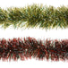 1 x 2M 6 Ply Coloured Snow Tipped 11cm Tinsel Garland GOLD - Nexellus