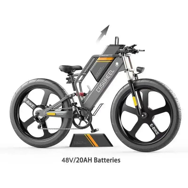 1000w 48v fat tire electric bike - powerful electric bicycle - Nexellus