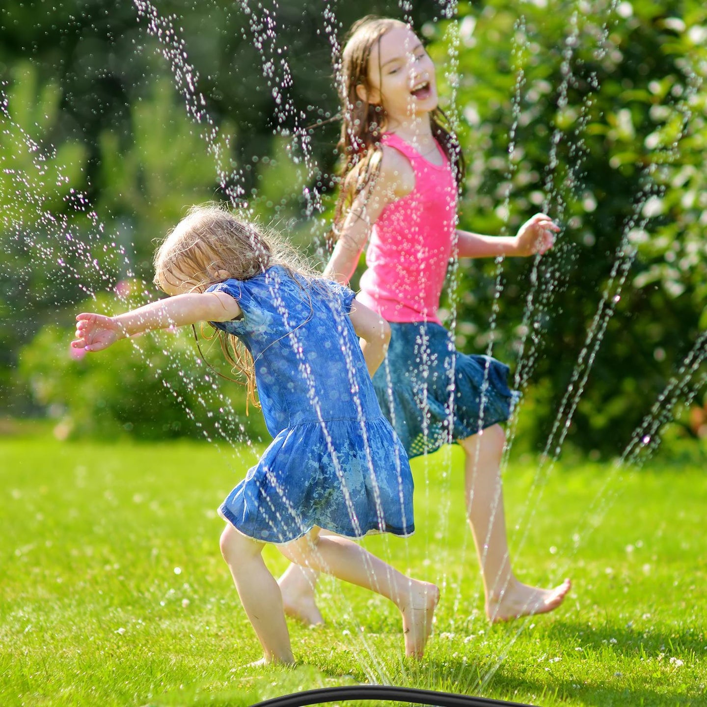 10M/32FT Trampoline Sprinkler, Outdoor Waterpark Hose Water Sprayer - Nexellus