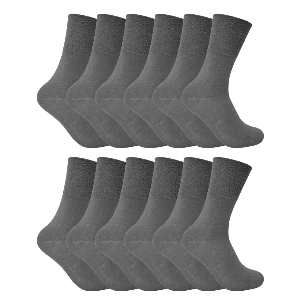 12 pack ladies non elastic thermal diabetic socks - Nexellus