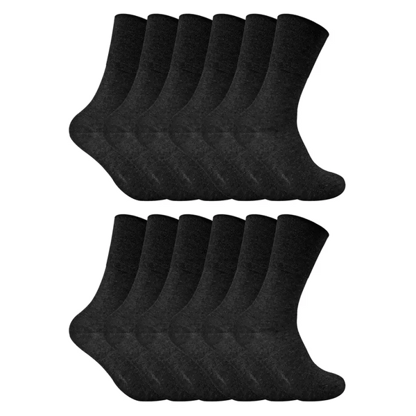 12 pack ladies non elastic thermal diabetic socks - Nexellus