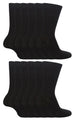 12 Pair Plain School Socks Boys & Girls - Nexellus