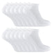 12 Pairs Kids Bamboo Low Cut Trainer Socks - Nexellus