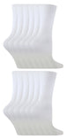 12 Pairs Kids Plain Bamboo Socks - Nexellus