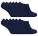 12 Pairs Mens Thermal Low Cut Trainer Socks - Nexellus