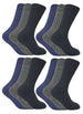 12 Pairs Mens Wool Boot Socks - Nexellus