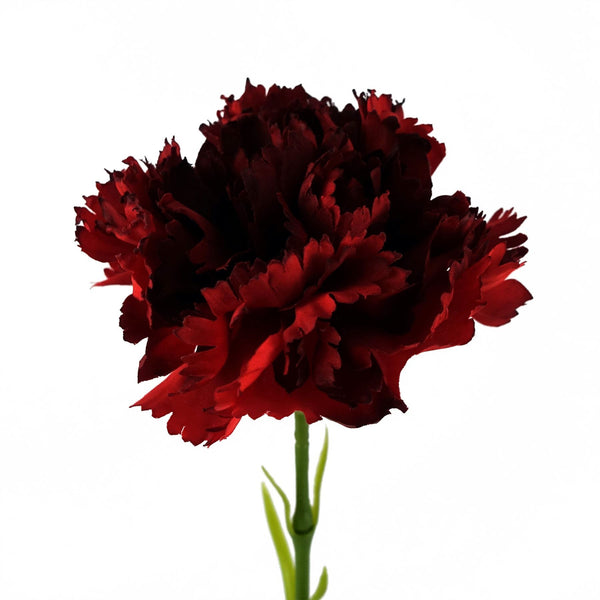 12 x Red Carnation Artificial Flowers - Nexellus