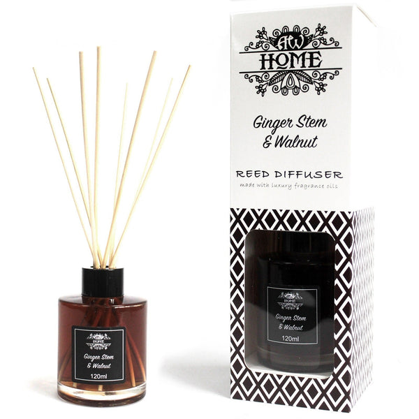 120ml Reed Diffuser - Ginger Stem & Walnut - Per case: 1 Piece - Nexellus