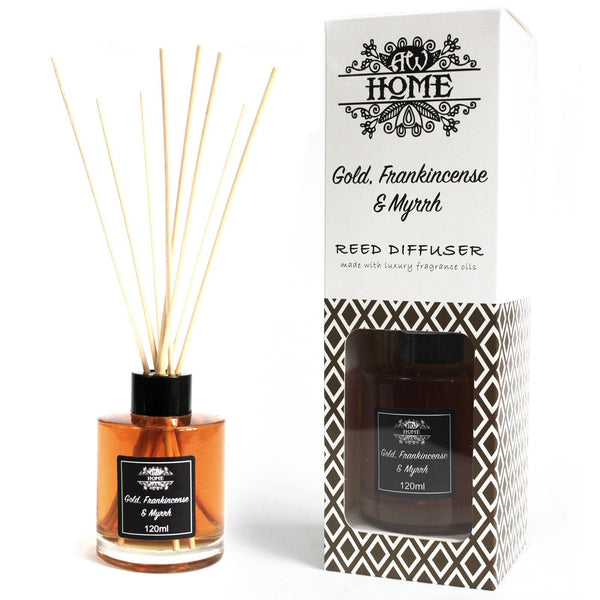 120ml Reed Diffuser - Gold, Frankincense & Myrrh - Per case: 1 Piece - Nexellus