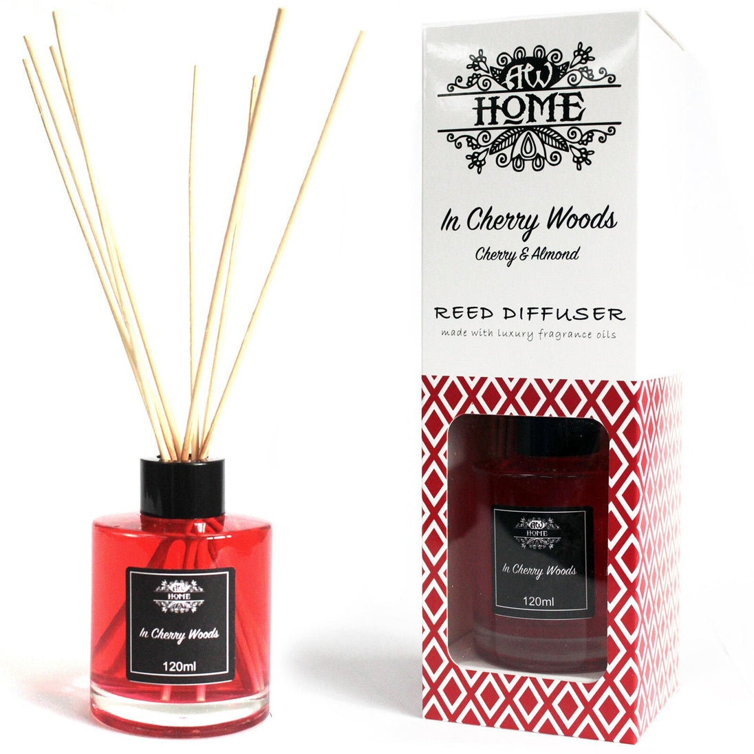 120ml Reed Diffuser - In Cherry Woods - Per case: 1 Piece - Nexellus