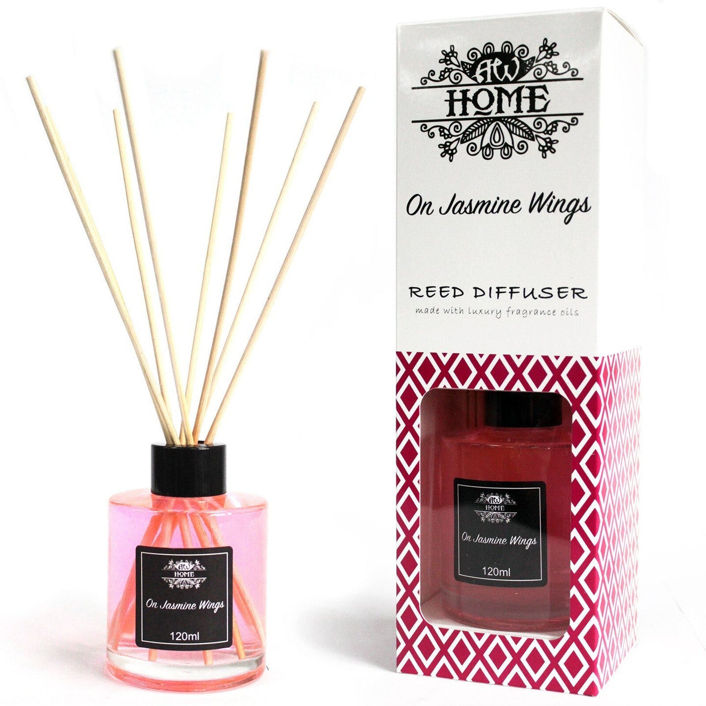 120ml Reed Diffuser - On Jasmine Wings - Per case: 1 Piece - Nexellus