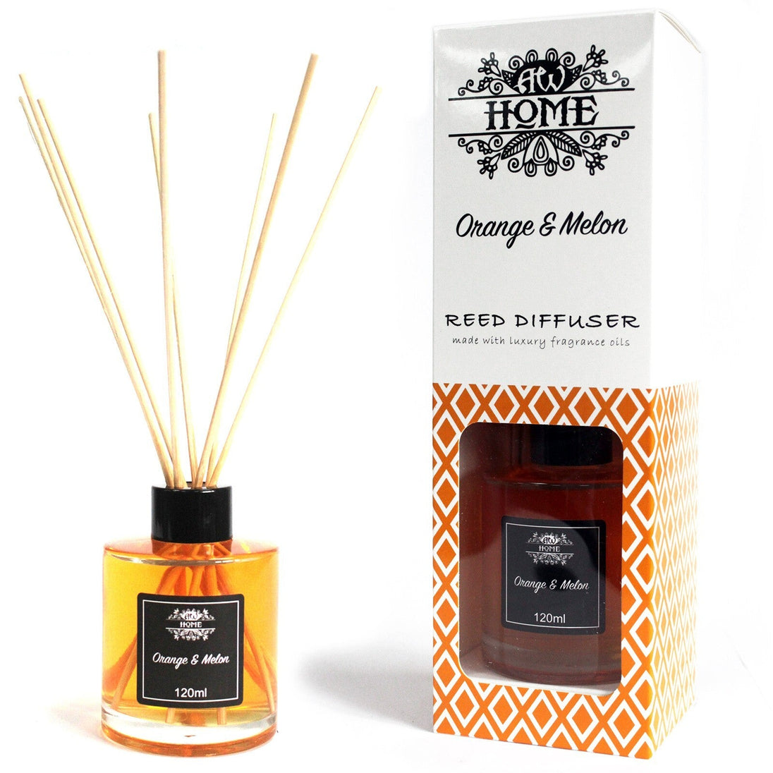 120ml Reed Diffuser - Orange & Melon - Per case: 1 Piece - Nexellus