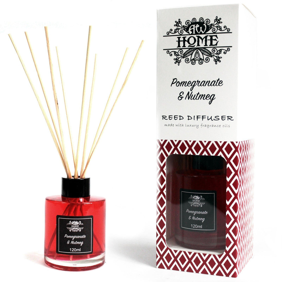 120ml Reed Diffuser - Pomegranate & Nutmeg - Per case: 1 Piece - Nexellus