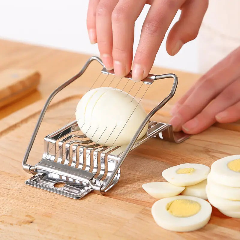 Stainless steel kitchen gadget egg slicer egg cutter century