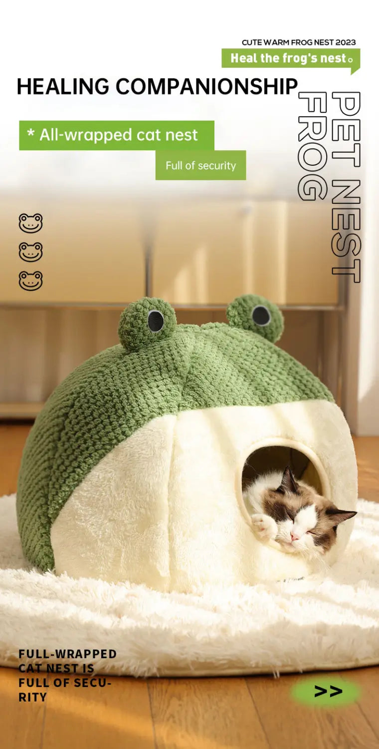 Pet nest small frog series cat nest warm for dog & cat