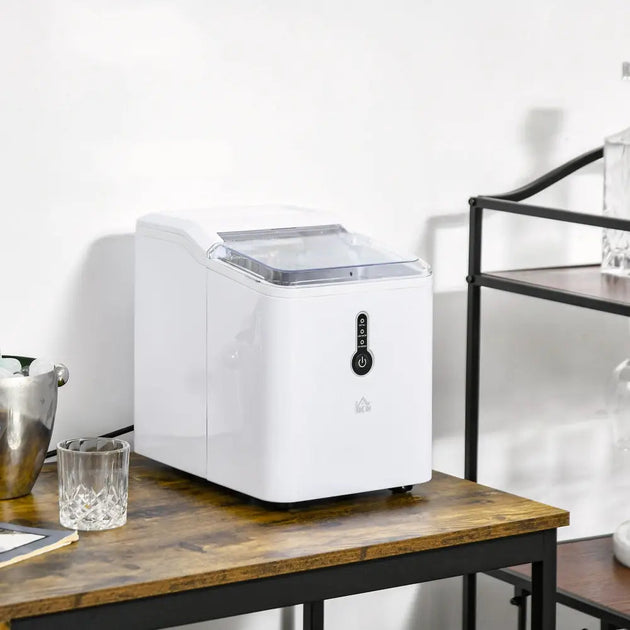 12kg ice maker machine counter top home drink equipment w/ basket Nexellus