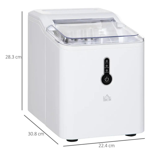 12kg ice maker machine counter top home drink equipment w/ basket Nexellus