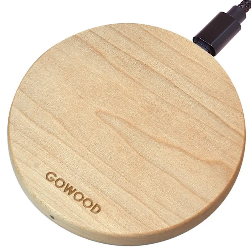 15w fast charge maple wood wireless charger - Nexellus