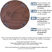 15w fast charge walnut wood wireless charger - Nexellus