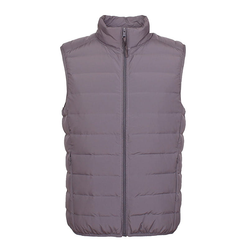 Men’s plus size warm inner short stand collar vest