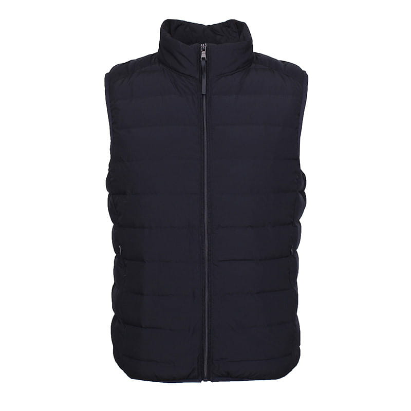 Men’s plus size warm inner short stand collar vest