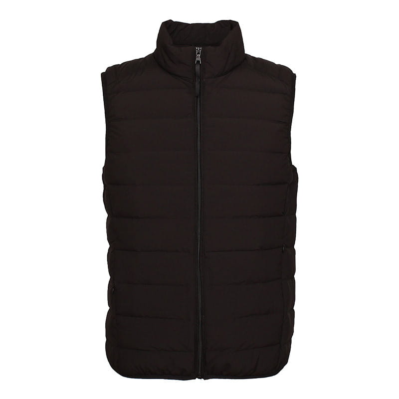 Men’s plus size warm inner short stand collar vest