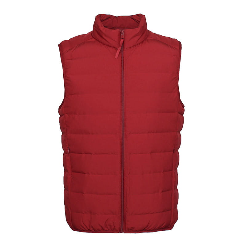 Men’s plus size warm inner short stand collar vest