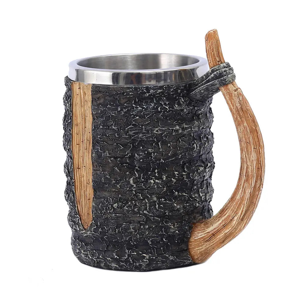 Simulation branch handle mug back to nature log beer cup