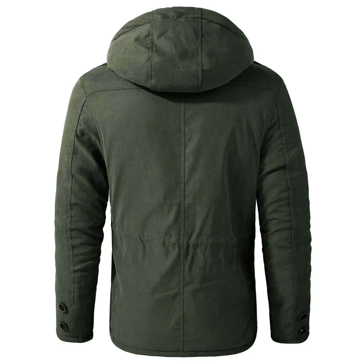 Men’s plus size lambswool hooded cotton jacket