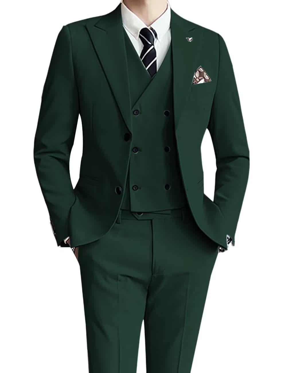 Three-piece men’s suit slim fit suit