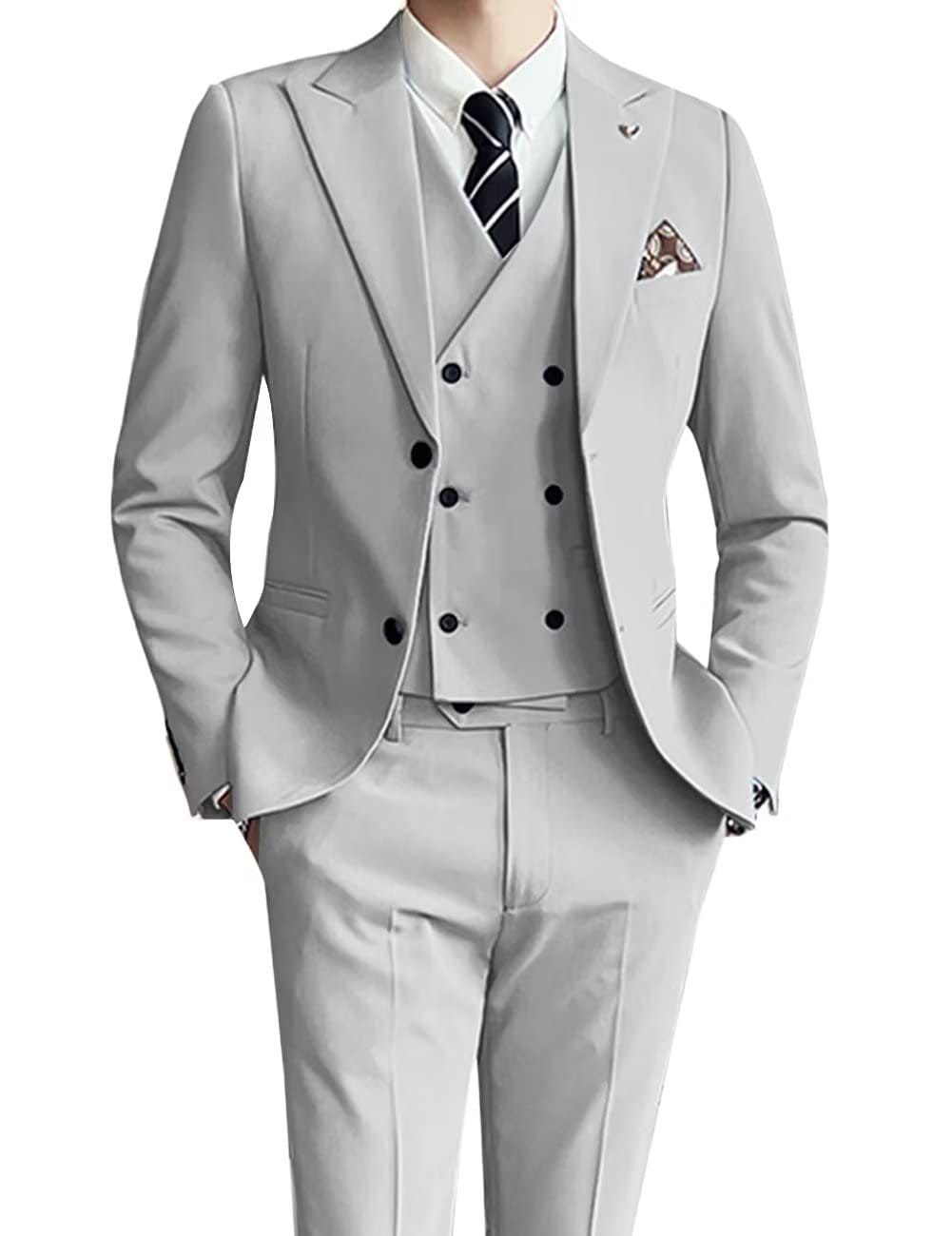 Three-piece men’s suit slim fit suit