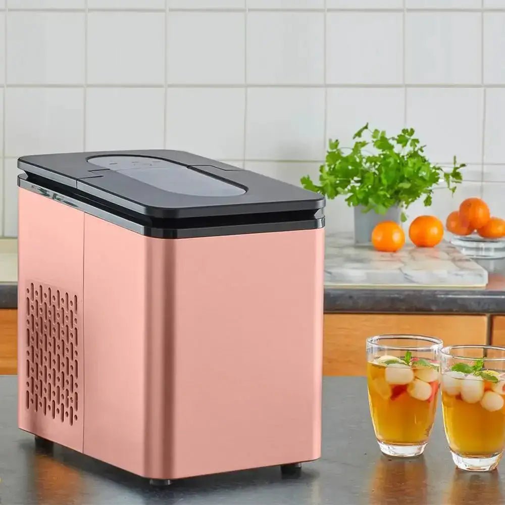 1.7l electric ice cube maker machine - copper - Nexellus