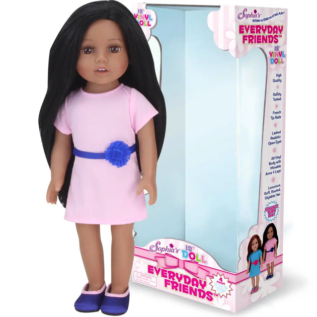 18 inch baby doll brooklyn & pink dress & shoes 18’’ doll -