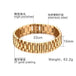 18k stainless steel bracelet for men, fashionable stainless steel - Nexellus