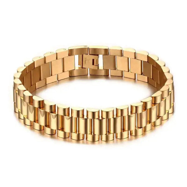 18k stainless steel bracelet for men, fashionable stainless steel - Nexellus