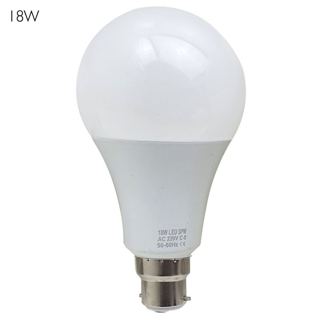 18W B22 Screw LED Light GLS bulbs, Energy Saving Edison Cool White 6000K non dimmable lights - Nexellus