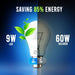 18W B22 Screw LED Light GLS bulbs, Energy Saving Edison Cool White 6000K non dimmable lights - Nexellus