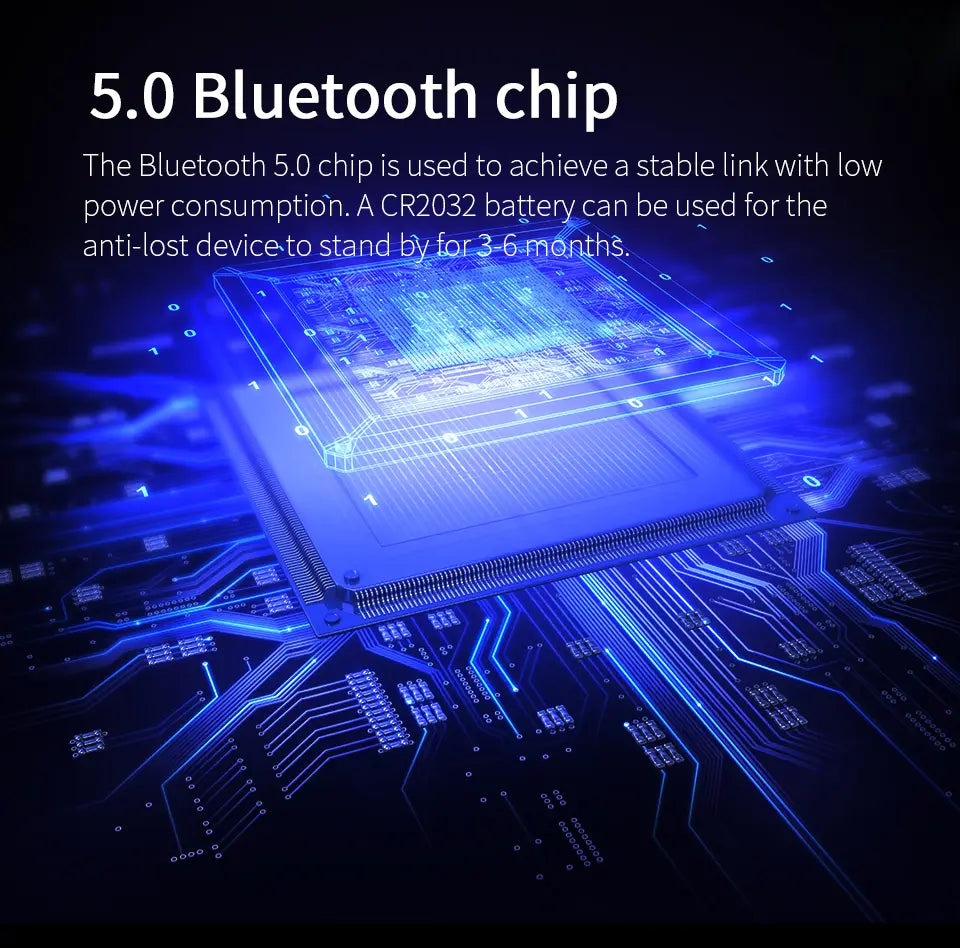 Tuya bluetooth 5.0 low-power intelligent two-way anti loss