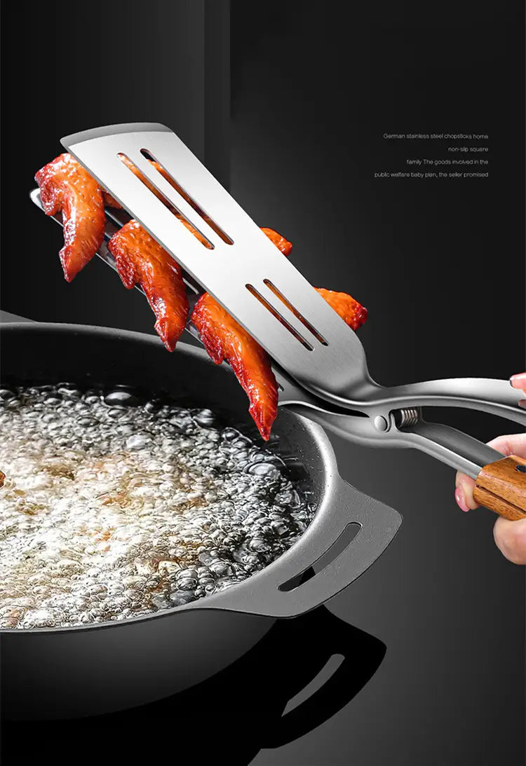 Stainless steel fried fish clip multi-function fried shovel