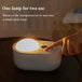 1l projection light air humidifier dual nozzle 4000mah rechargeable - Nexellus