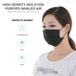 1X 25Pk Disposable Face Masks BLACK | PMS - 755017 | AS - 05237 - Nexellus