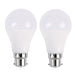 2 Pack 3W B22 Screw LED Light GLS bulbs, Energy Saving Edison Cool White 6000K non dimmable lights - Nexellus