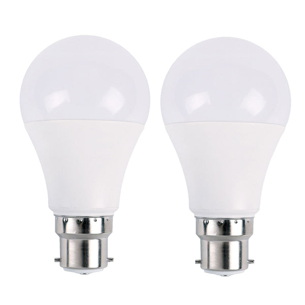 2 Pack 3W B22 Screw LED Light GLS bulbs, Energy Saving Edison Cool White 6000K non dimmable lights - Nexellus